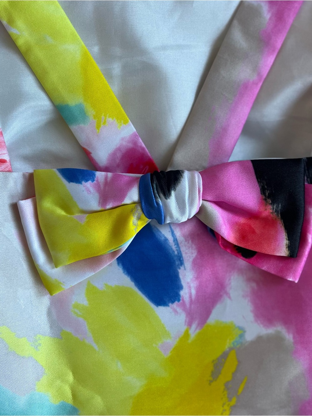 multi-colored floral print dress - Picture 4 of 5